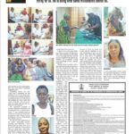 A Saturday life newspaper front page highlighting the good works of the Richard Akinnola Foundation